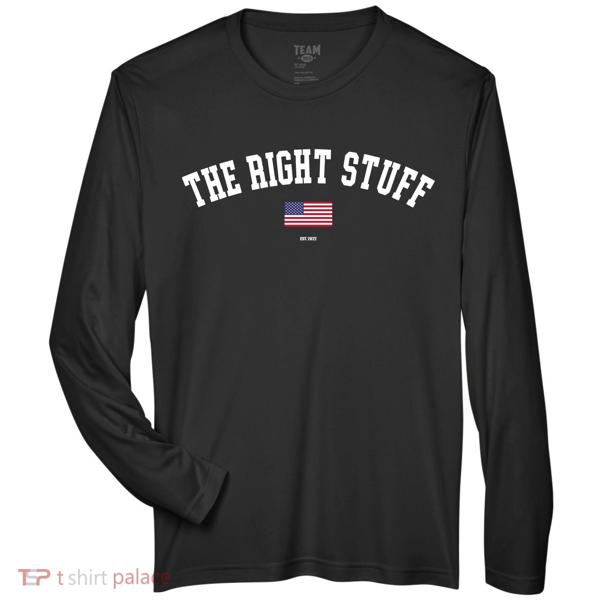 The Right Stuff Est 2024 Zone Performance Long-Sleeve T-Shirt