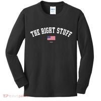 The Right Stuff Est 2024 Kids Long Sleeve Shirt thumb 0
