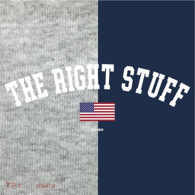 The Right Stuff Est 2024 Kids Colorblock Raglan Jersey