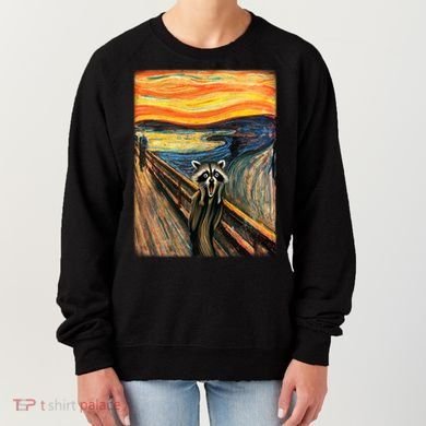 The Raccoon Scream Women's Sweatshirt