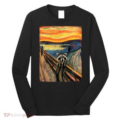 The Raccoon Scream Long Sleeve Shirt