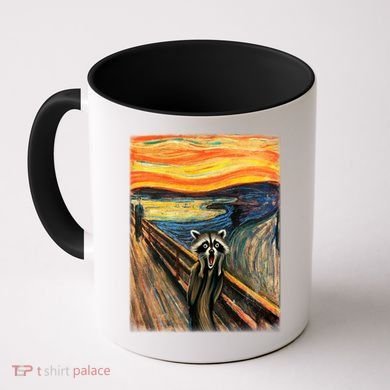 The Raccoon Scream Coffee Mug