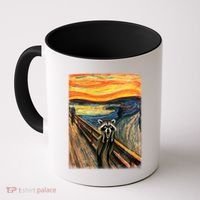 The Raccoon Scream Coffee Mug thumb 0