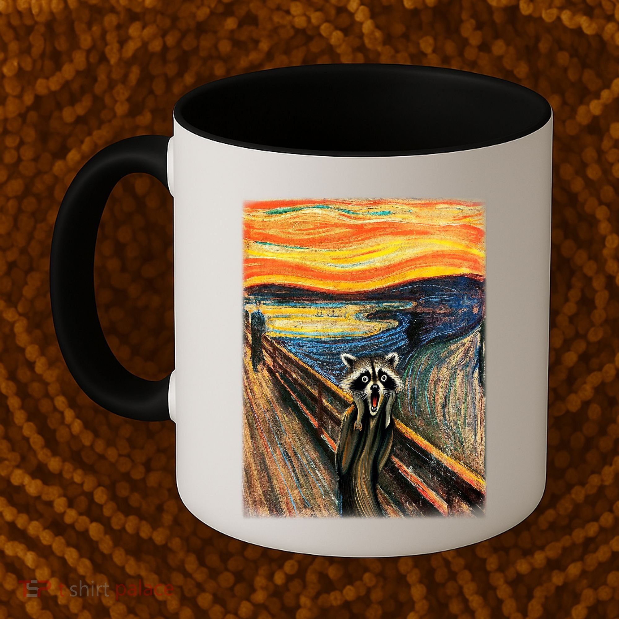 The Raccoon Scream Coffee Mug
