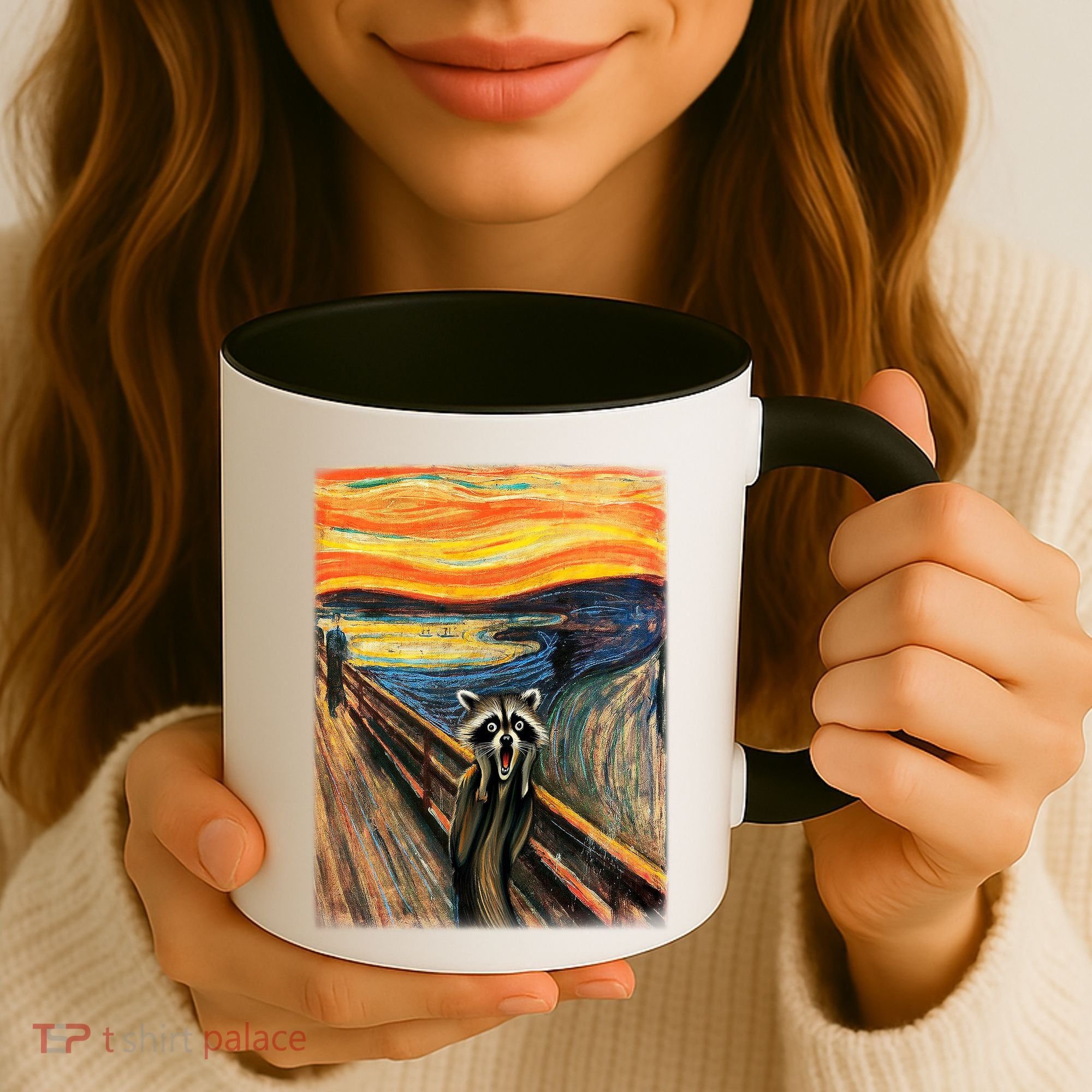 The Raccoon Scream Coffee Mug