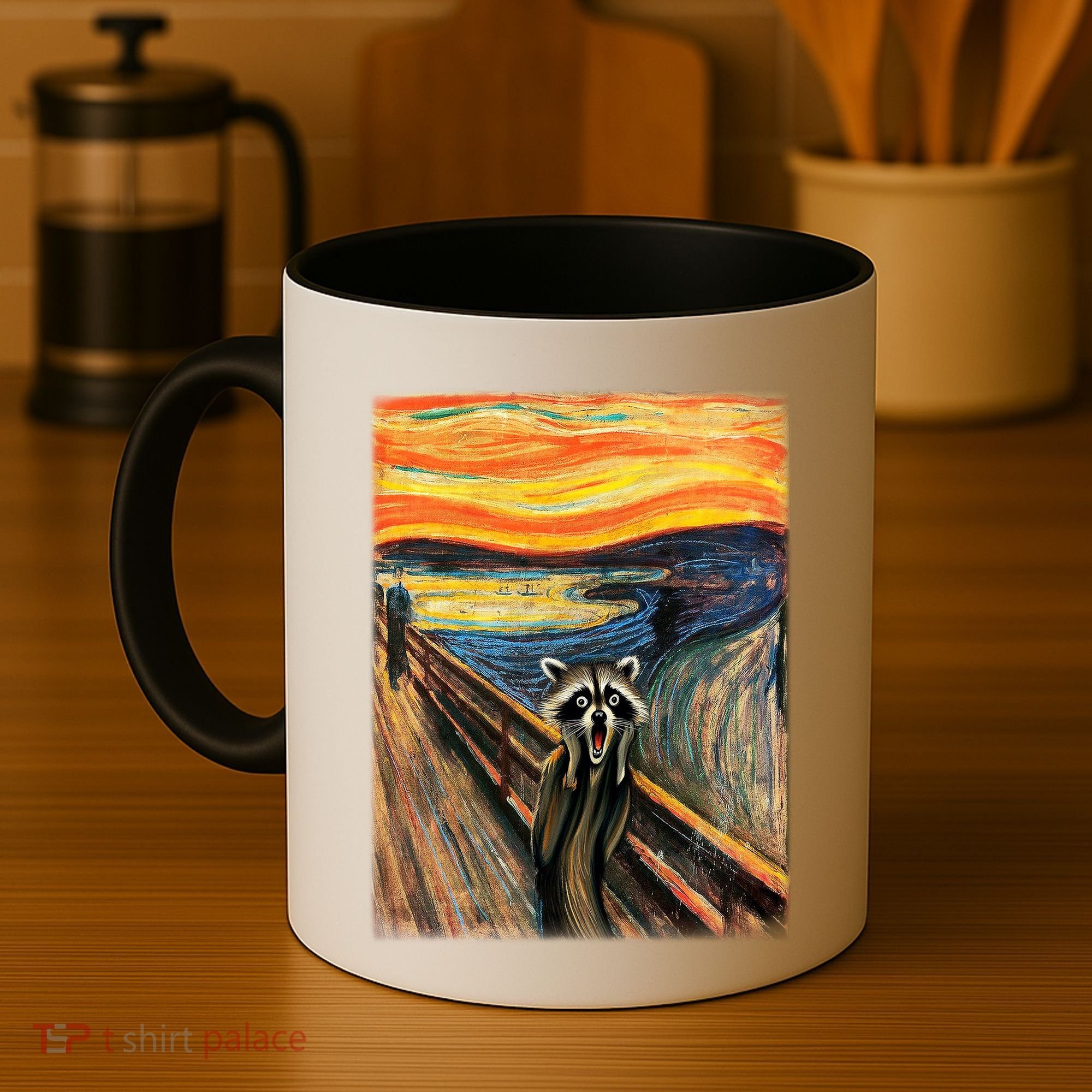 The Raccoon Scream Coffee Mug