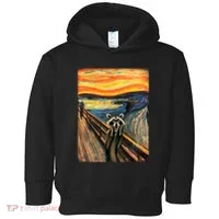 The Raccoon Scream Toddler Hoodie thumb 0