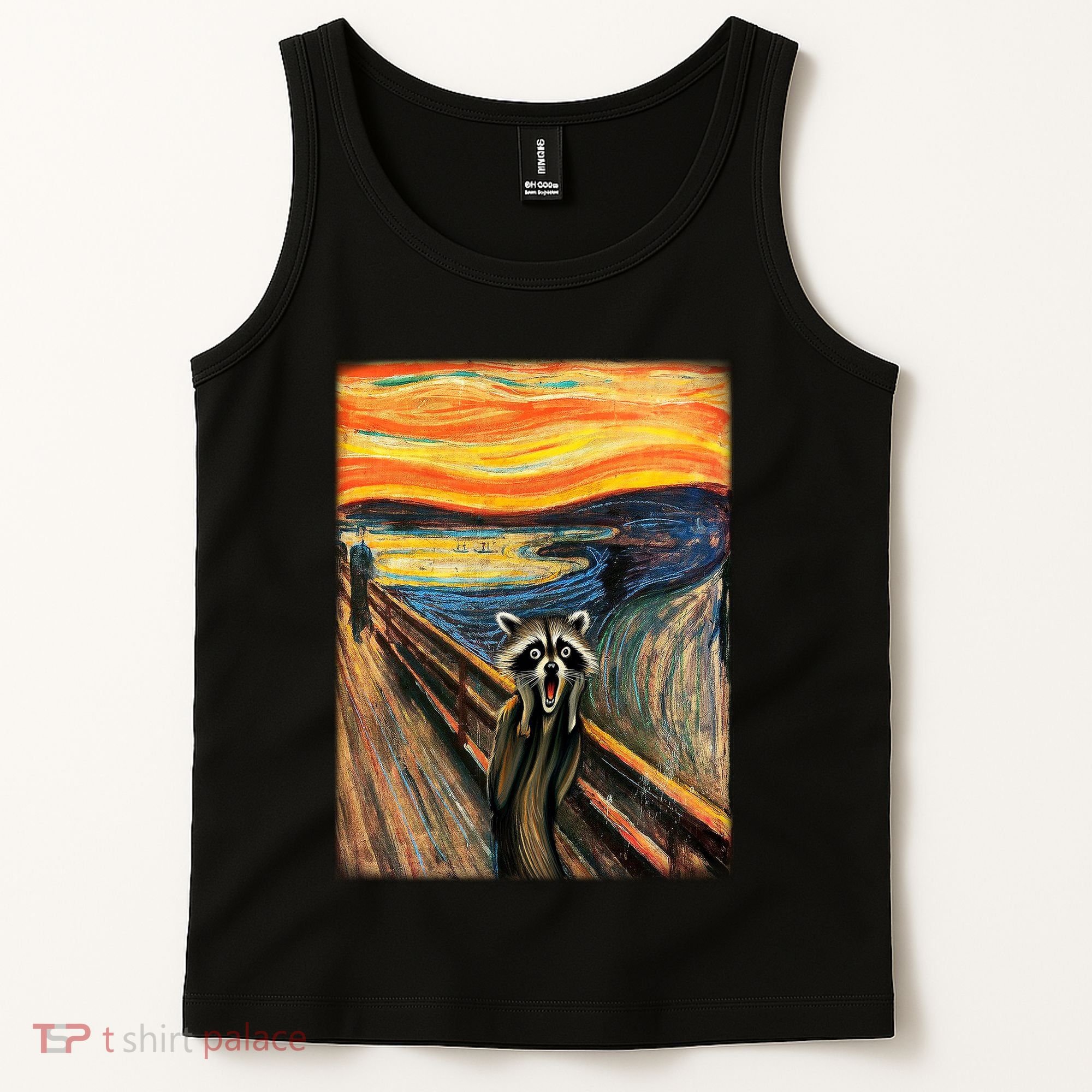 The Raccoon Scream Tank Top