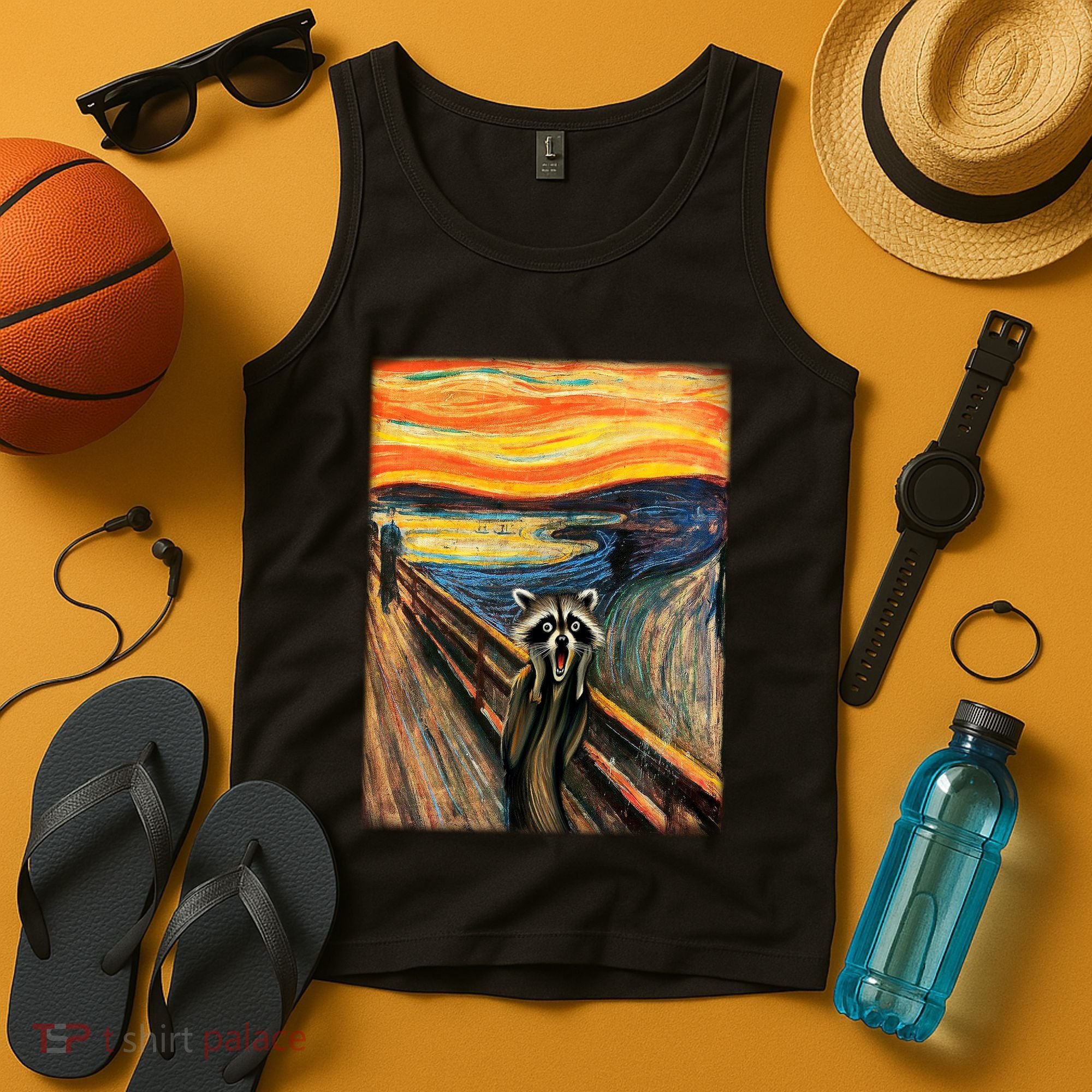 The Raccoon Scream Tank Top