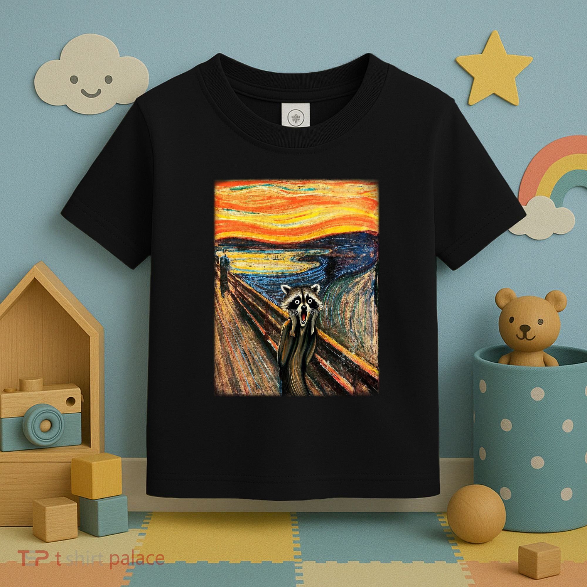 The Raccoon Scream Toddler T-Shirt