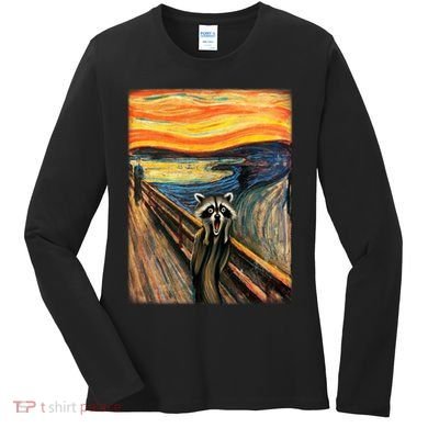 The Raccoon Scream Women's Long Sleeve Shirt