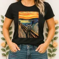 The Raccoon Scream Women's T-Shirt thumb 2
