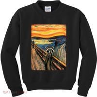 The Raccoon Scream Kids Sweatshirt thumb 0
