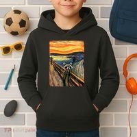 The Raccoon Scream Kids Hoodie thumb 2