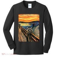 The Raccoon Scream Kids Long Sleeve Shirt thumb 0