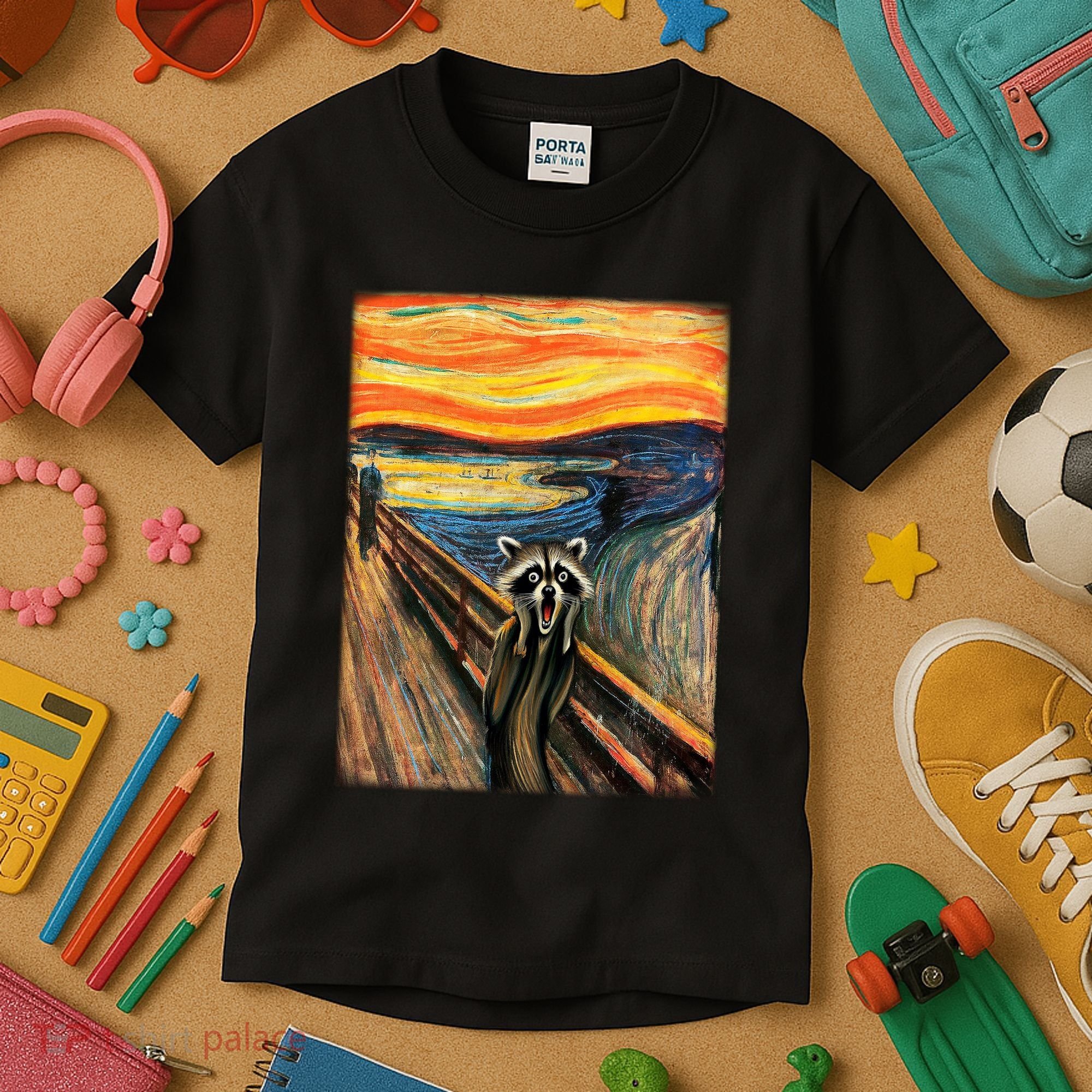 The Raccoon Scream Kids T-Shirt