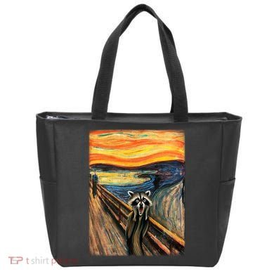 The Raccoon Scream Tote Bag