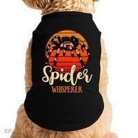 Tarantula Retro Sunset Arachnid Hairy Spiders Entomologist Doggie Tank thumb 0