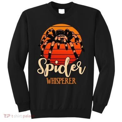 Tarantula Retro Sunset Arachnid Hairy Spiders Entomologist Sweatshirt