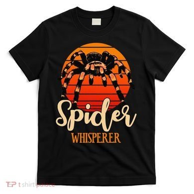 Tarantula Retro Sunset Arachnid Hairy Spiders Entomologist T-Shirt