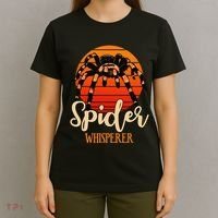 Tarantula Retro Sunset Arachnid Hairy Spiders Entomologist T-Shirt thumb 4