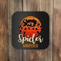 Tarantula Retro Sunset Arachnid Hairy Spiders Entomologist Coaster thumb 0