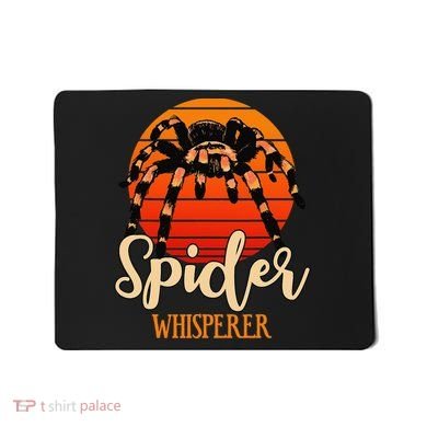 Tarantula Retro Sunset Arachnid Hairy Spiders Entomologist Mousepad