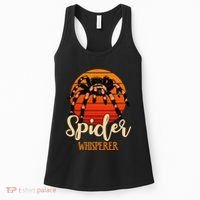 Tarantula Retro Sunset Arachnid Hairy Spiders Entomologist Women's Tank Top thumb 0