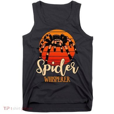 Tarantula Retro Sunset Arachnid Hairy Spiders Entomologist Tank Top