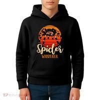Tarantula Retro Sunset Arachnid Hairy Spiders Entomologist Kids Hoodie thumb 4