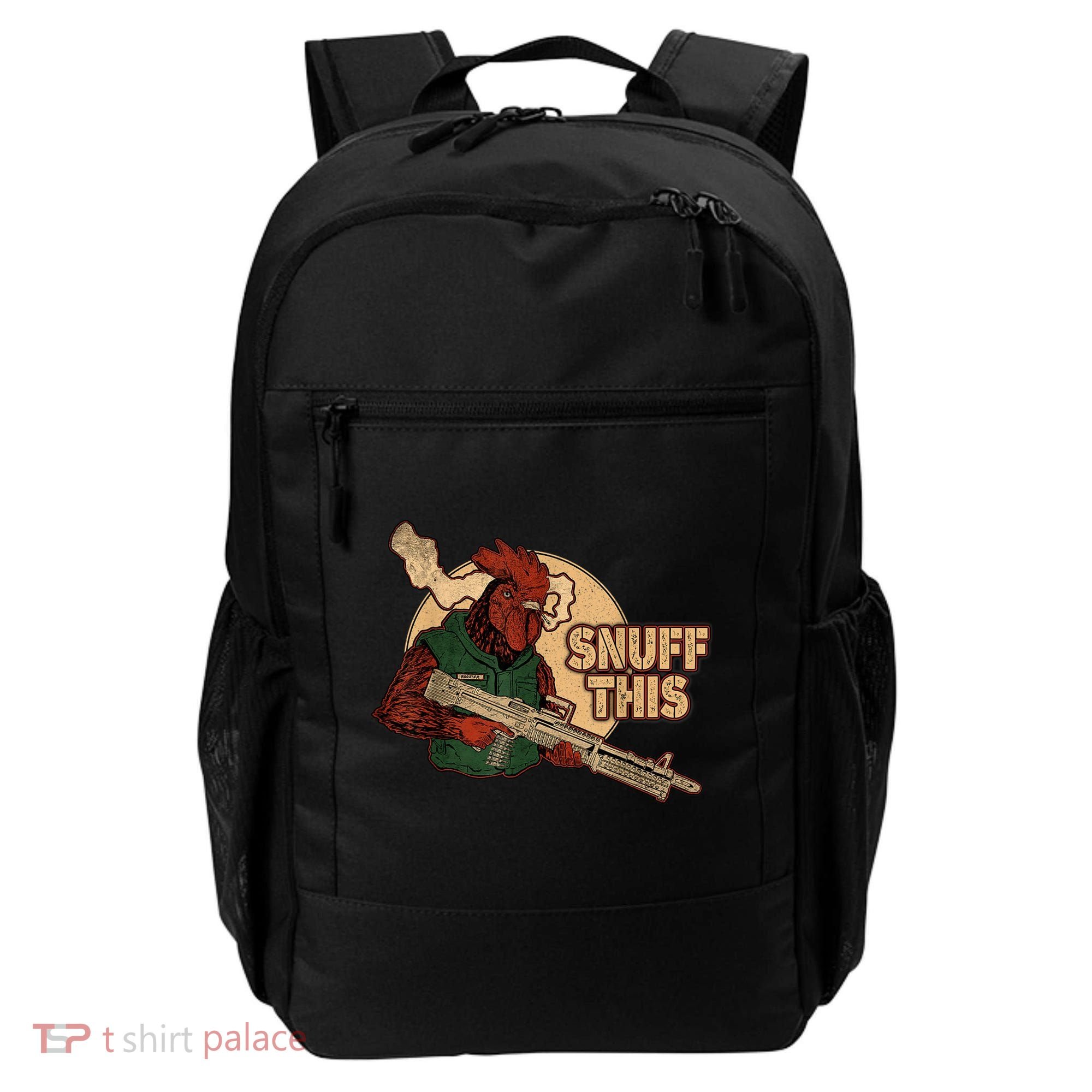 The Rooster Snuff This Backpack