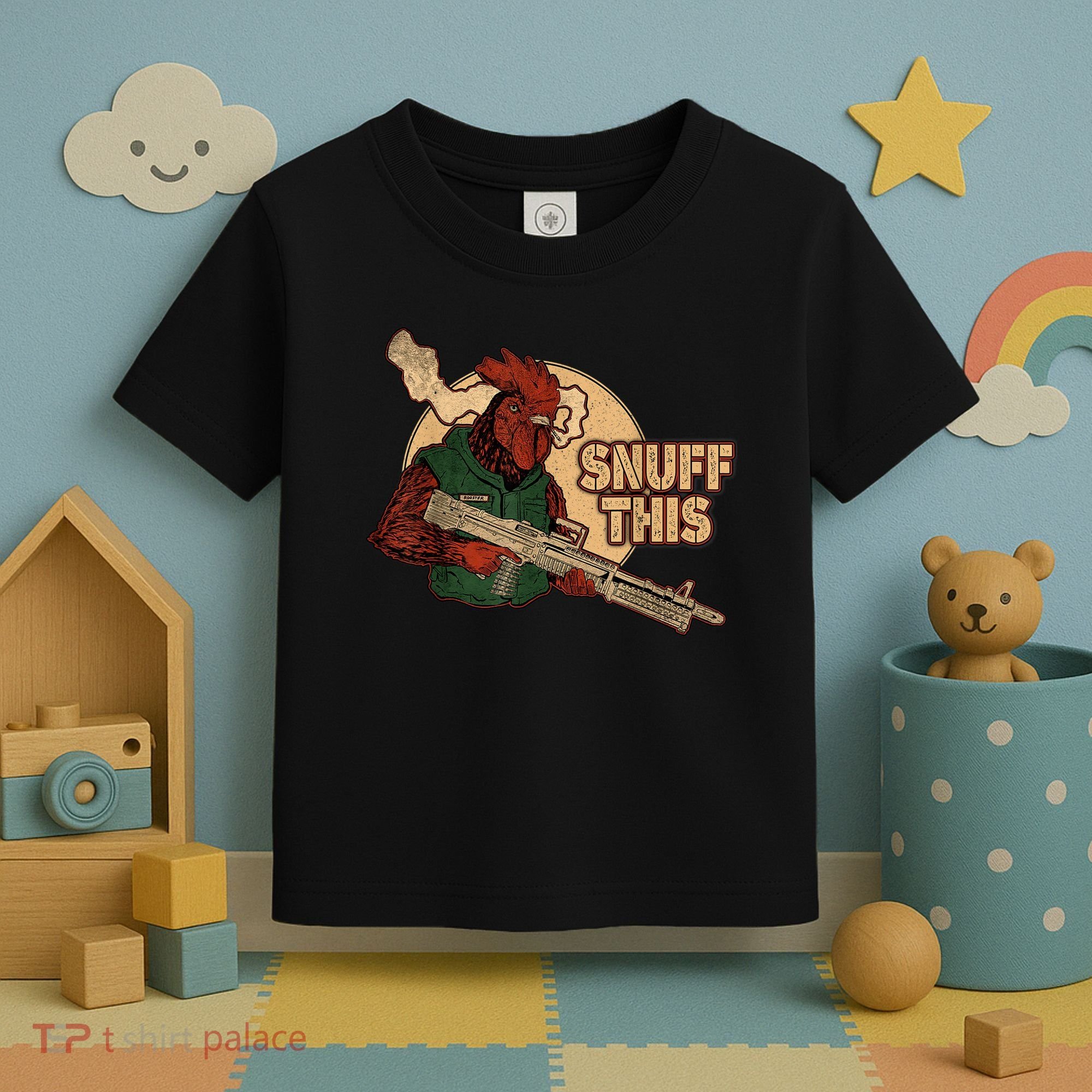 The Rooster Snuff This Toddler T-Shirt