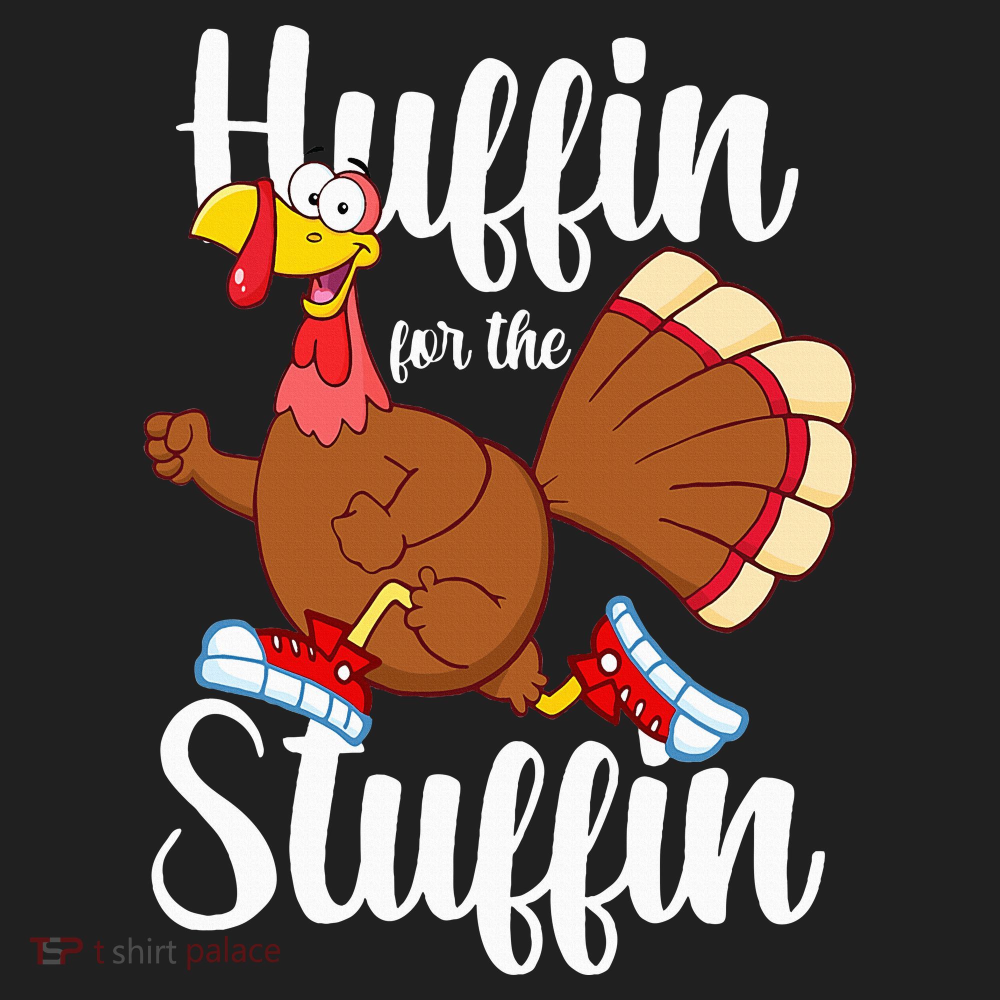 Thanksgiving Run Squad Huffin For The Stuffin Turkey Trot Women's Sweatshirt