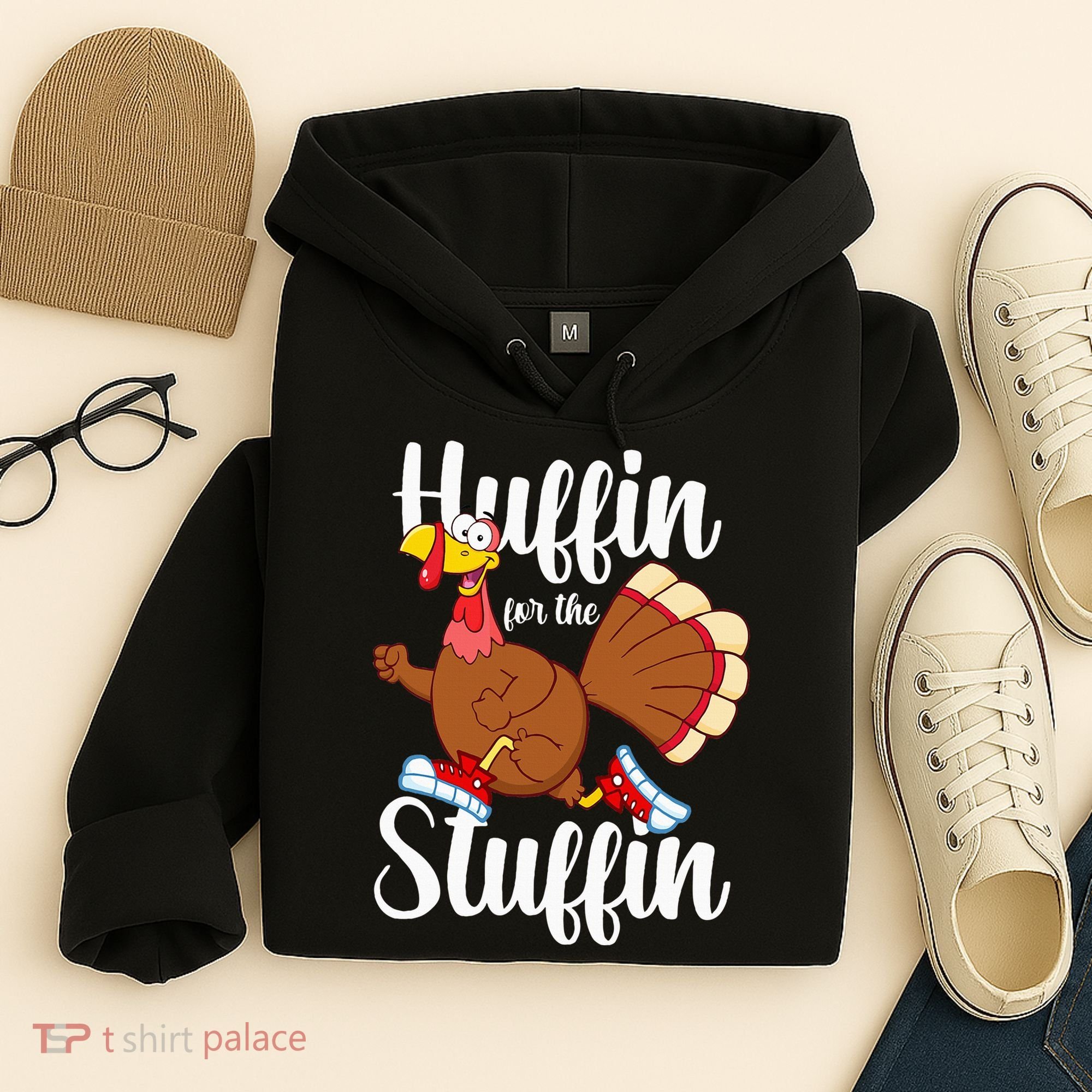 Thanksgiving Run Squad Huffin For The Stuffin Turkey Trot Hoodie