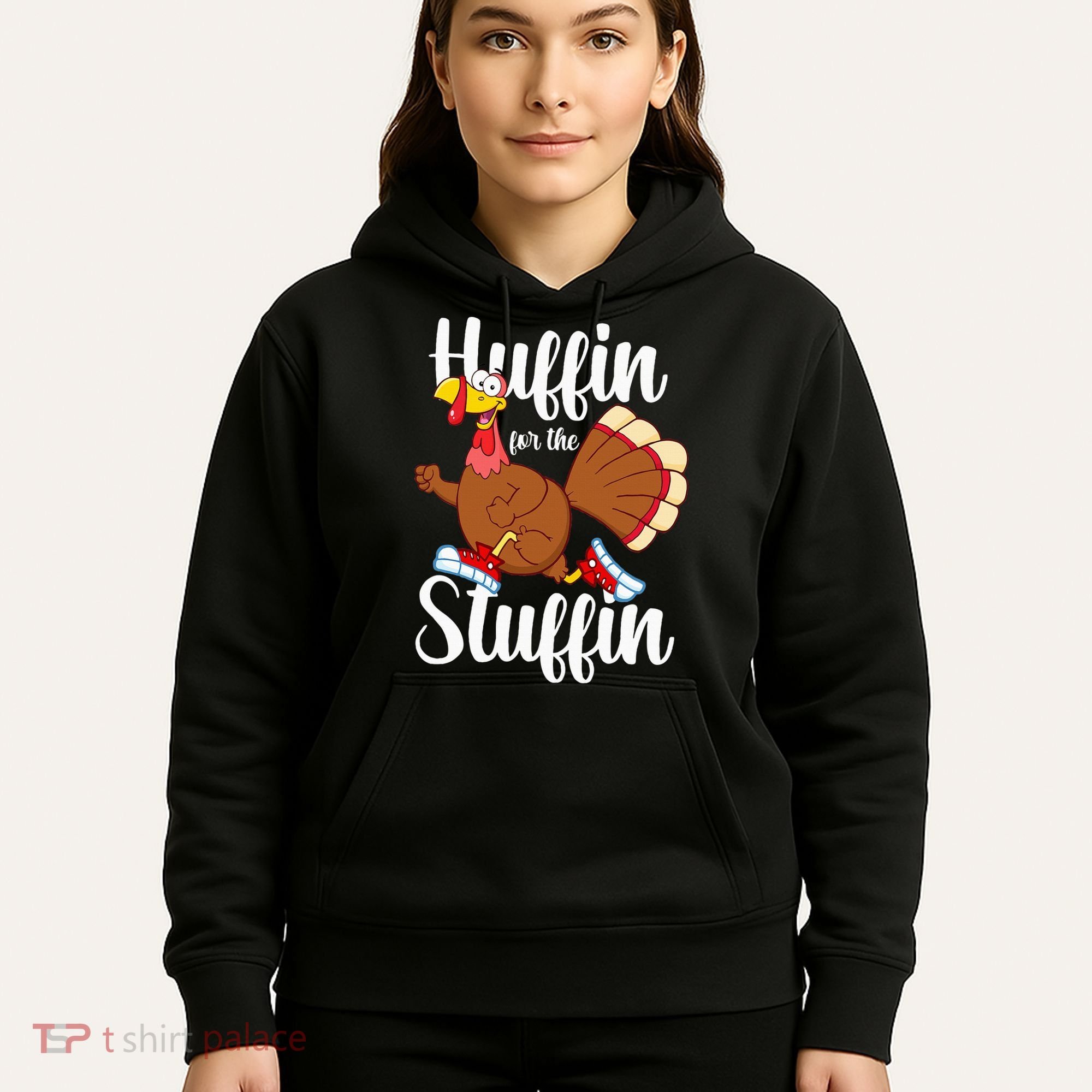Thanksgiving Run Squad Huffin For The Stuffin Turkey Trot Hoodie