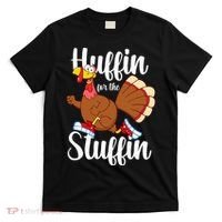 Thanksgiving Run Squad Huffin For The Stuffin Turkey Trot T-Shirt thumb 0