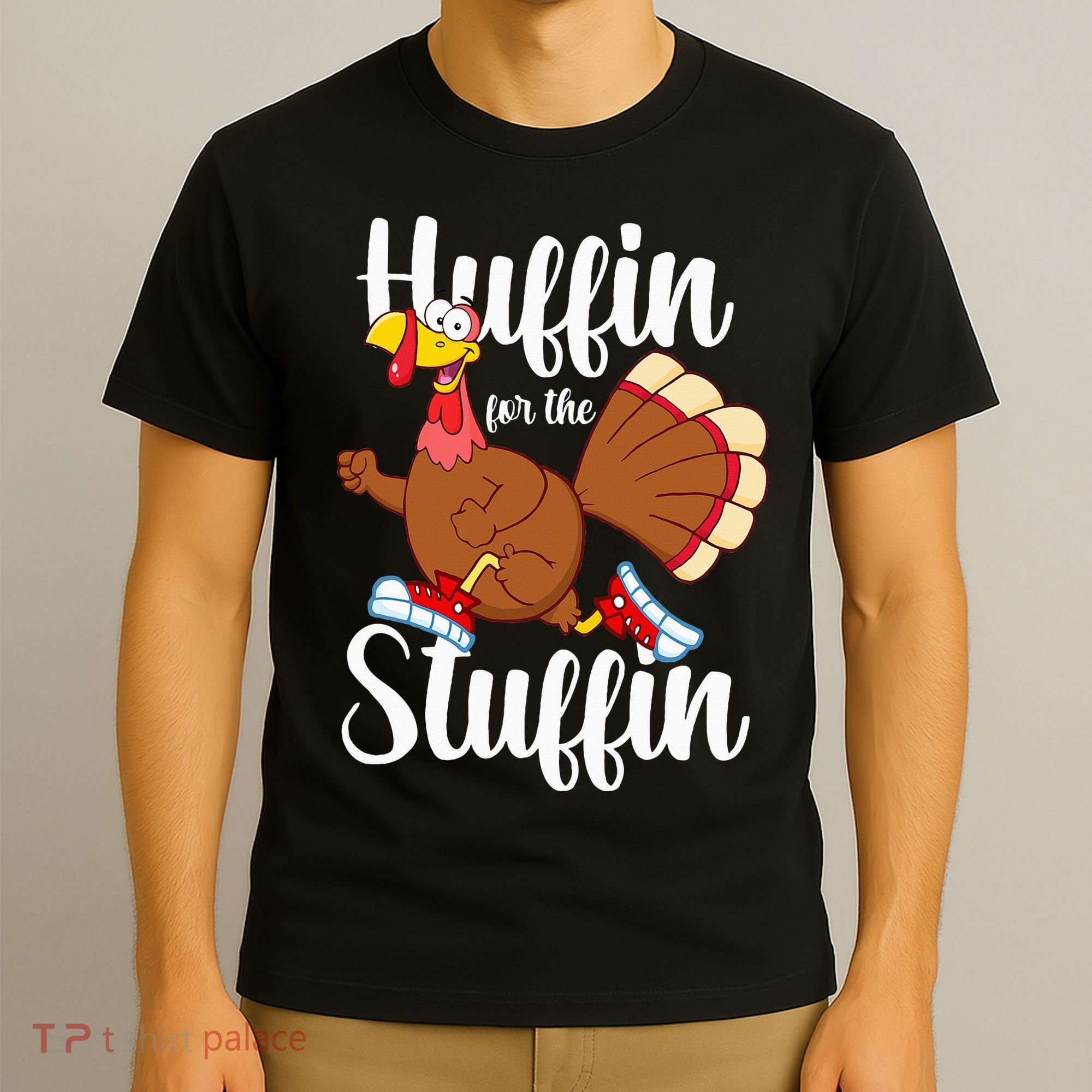 Thanksgiving Run Squad Huffin For The Stuffin Turkey Trot T-Shirt
