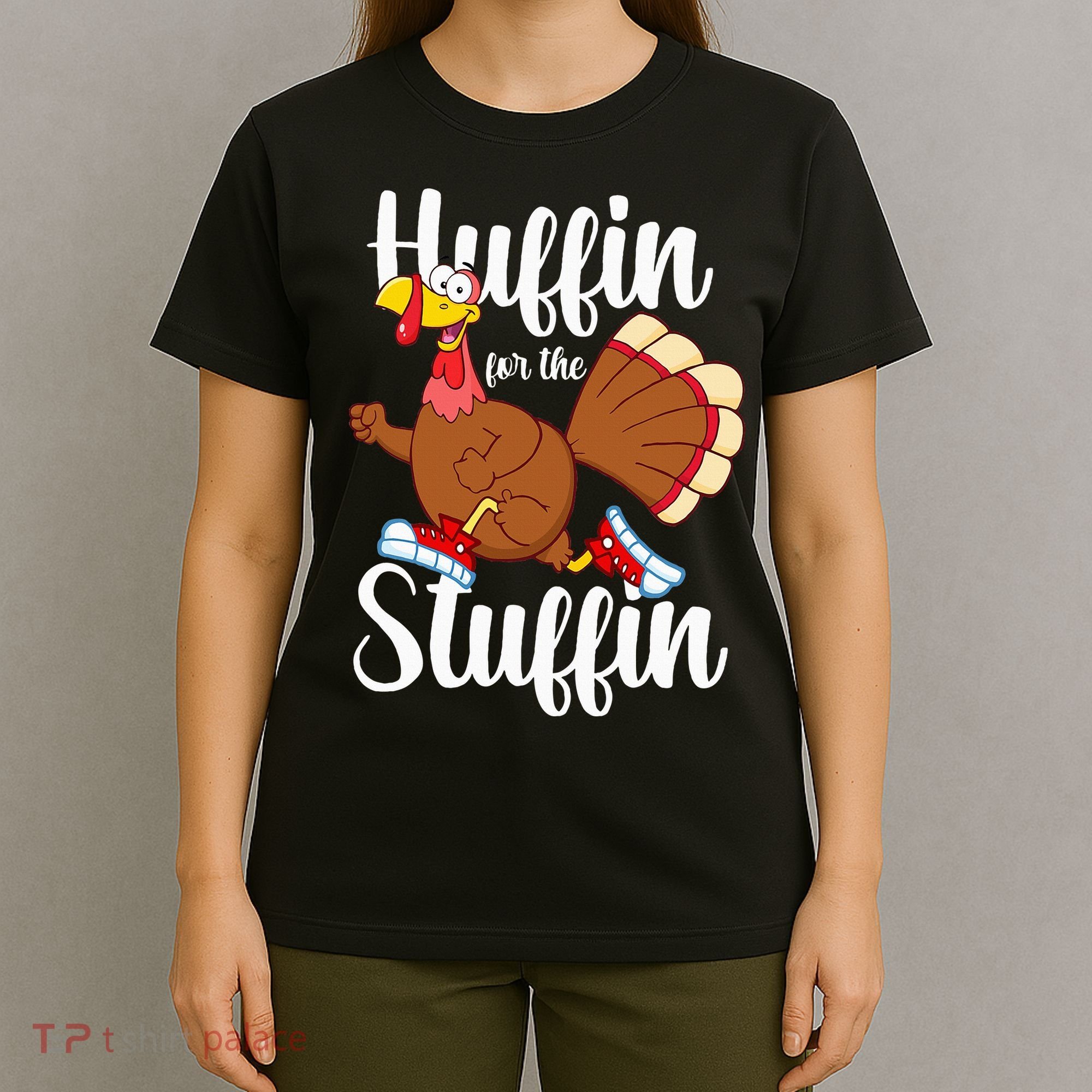 Thanksgiving Run Squad Huffin For The Stuffin Turkey Trot T-Shirt