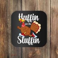 Thanksgiving Run Squad Huffin For The Stuffin Turkey Trot Coaster thumb 0