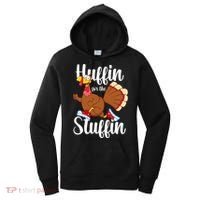 Thanksgiving Run Squad Huffin For The Stuffin Turkey Trot Women's Hoodie thumb 0