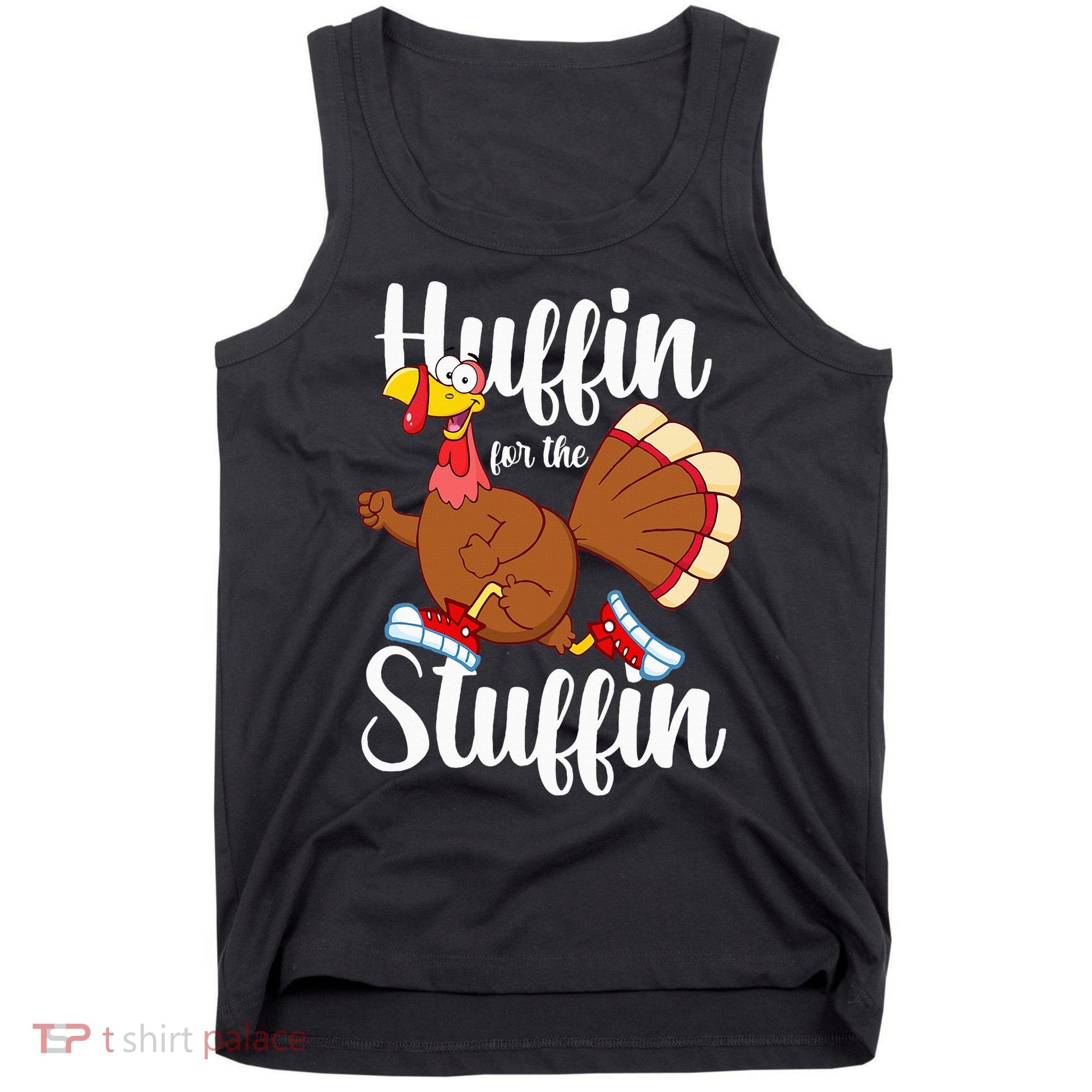 Thanksgiving Run Squad Huffin For The Stuffin Turkey Trot Tank Top