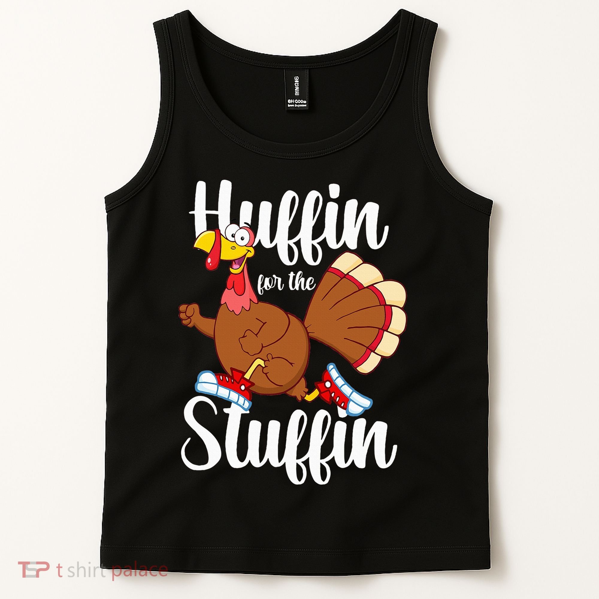 Thanksgiving Run Squad Huffin For The Stuffin Turkey Trot Tank Top