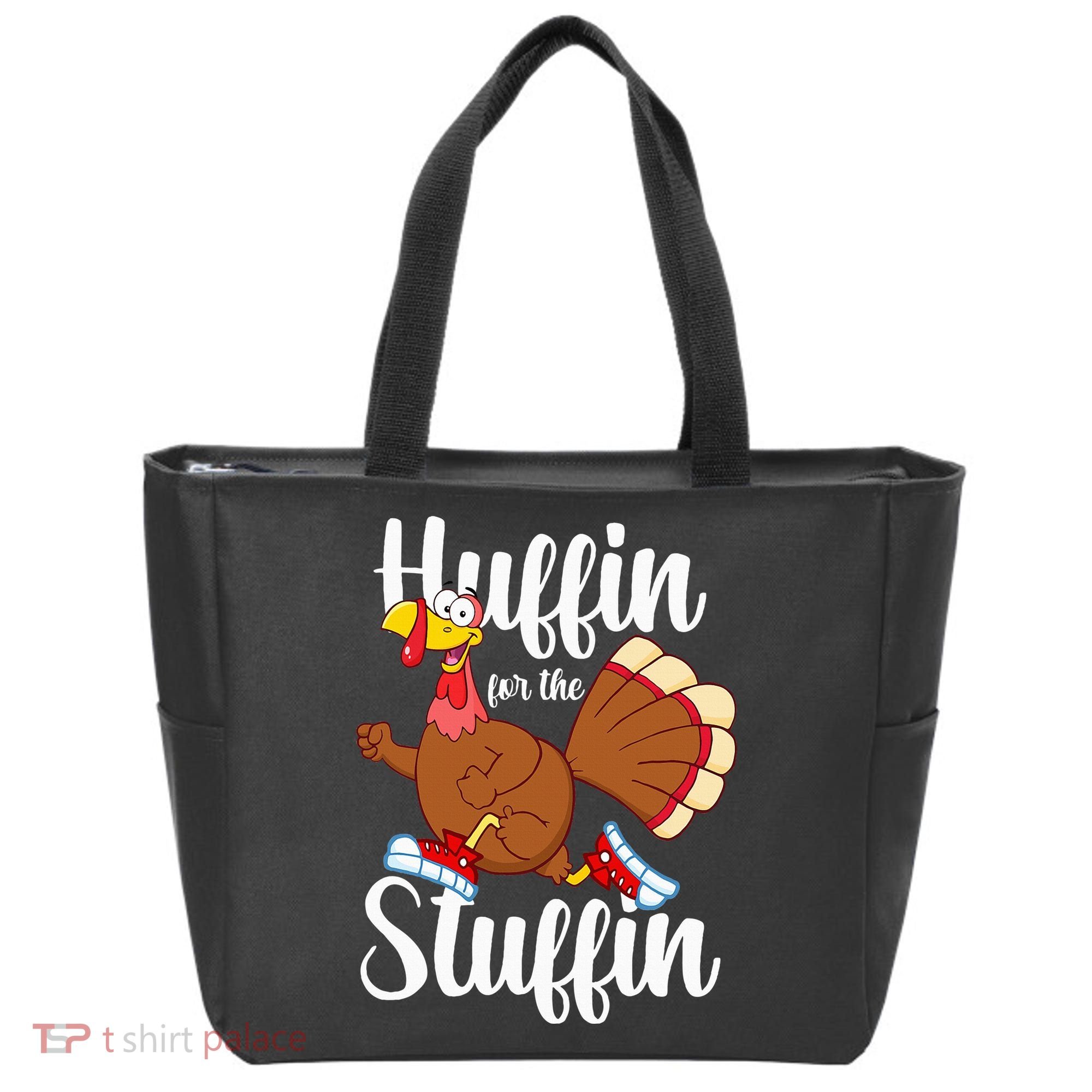 Thanksgiving Run Squad Huffin For The Stuffin Turkey Trot Tote Bag