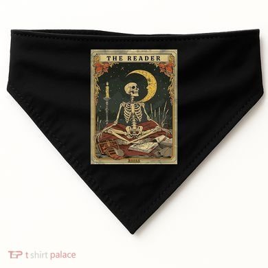 The Reader – Skeleton Tarot Card Funny Mystic USA-Made Doggie Bandana