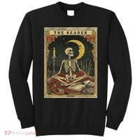The Reader – Skeleton Tarot Card Funny Mystic Sweatshirt thumb 0