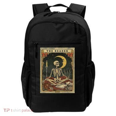 The Reader – Skeleton Tarot Card Funny Mystic Backpack
