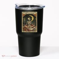 The Reader – Skeleton Tarot Card Funny Mystic Tumbler thumb 0