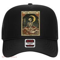 The Reader – Skeleton Tarot Card Funny Mystic Hat thumb 0