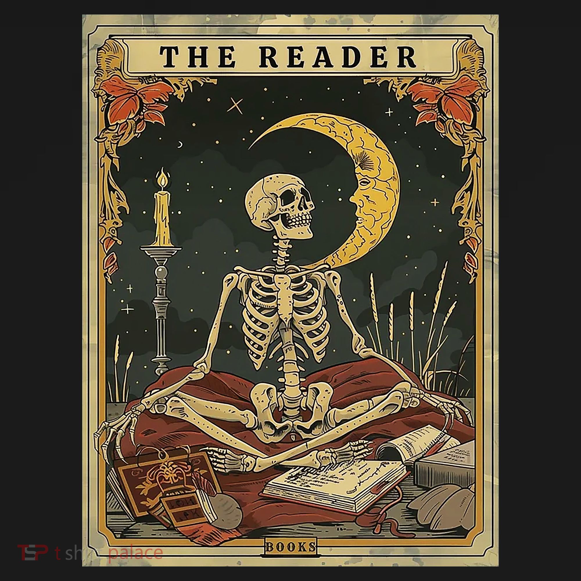 The Reader – Skeleton Tarot Card Funny Mystic Toddler Hoodie
