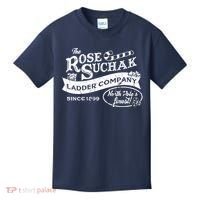 The Rose Suchak Ladder Company Since 1899 North Pole's Finest Kids T-Shirt thumb 0